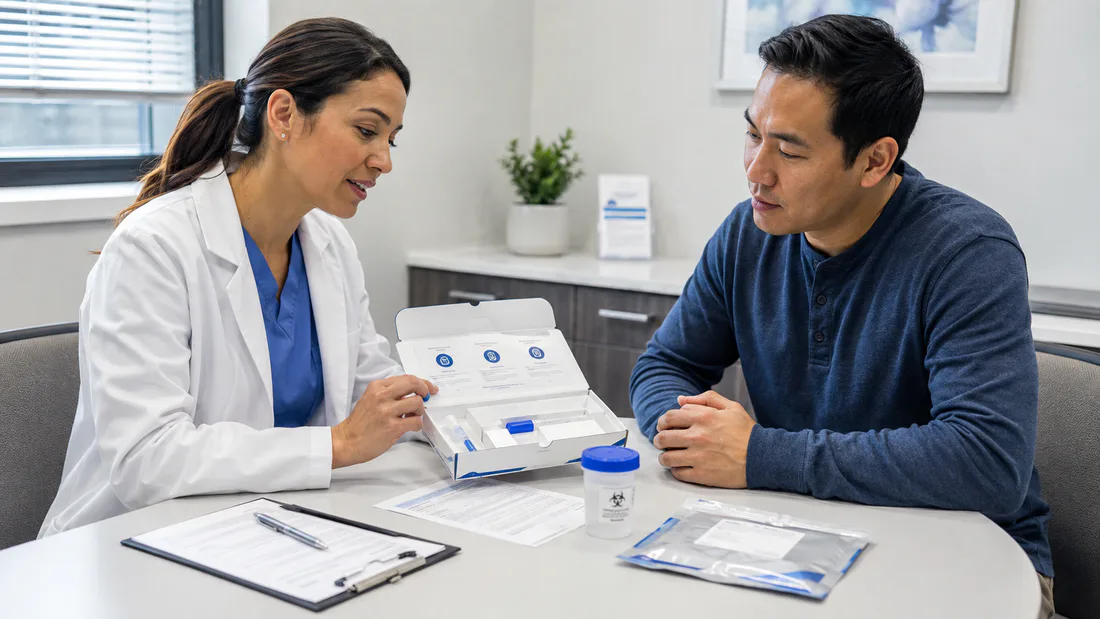 Illustrative testing consultation setting