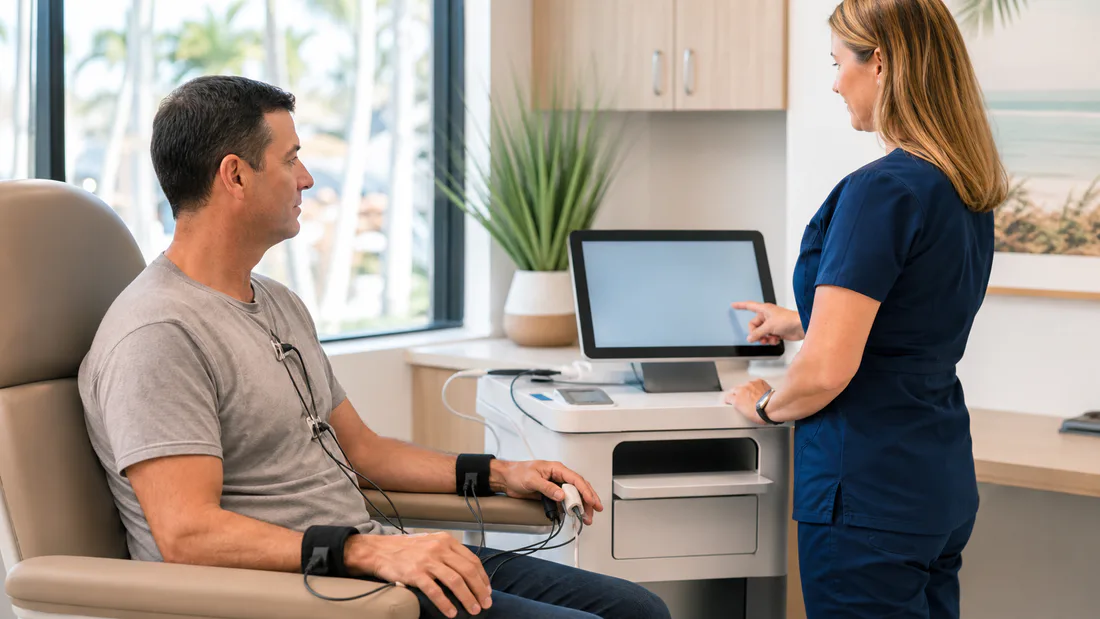 Illustrative clinical testing setting