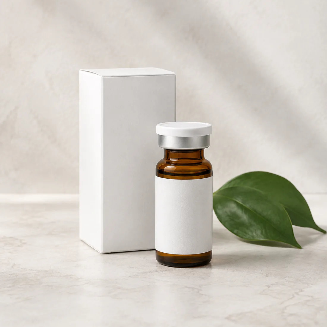 Illustrative wellness product setting