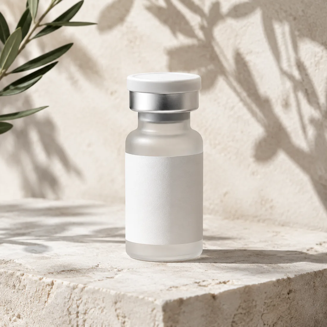 Illustrative wellness product setting